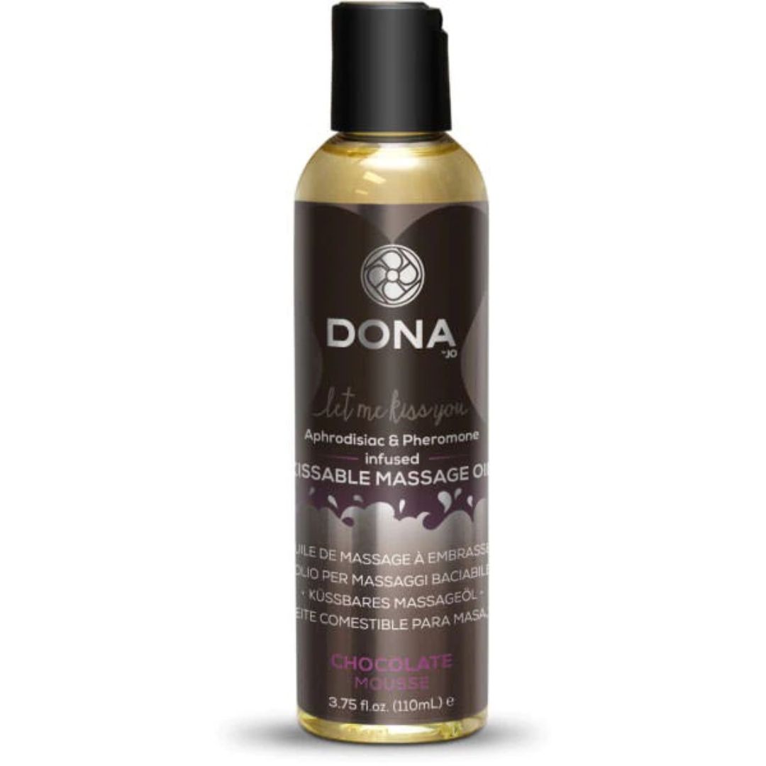 DONA Kissable Massage oil, Flavour: Chocolate
