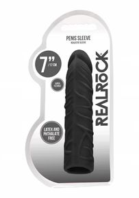 7&quot; Penis Sleeve, Colour: Black