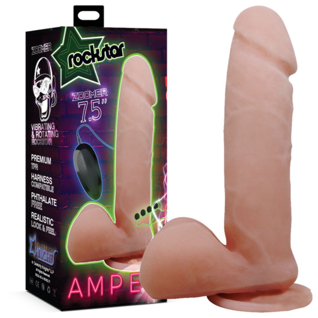 Amped Vibrating Dildo, Style: Zoomer