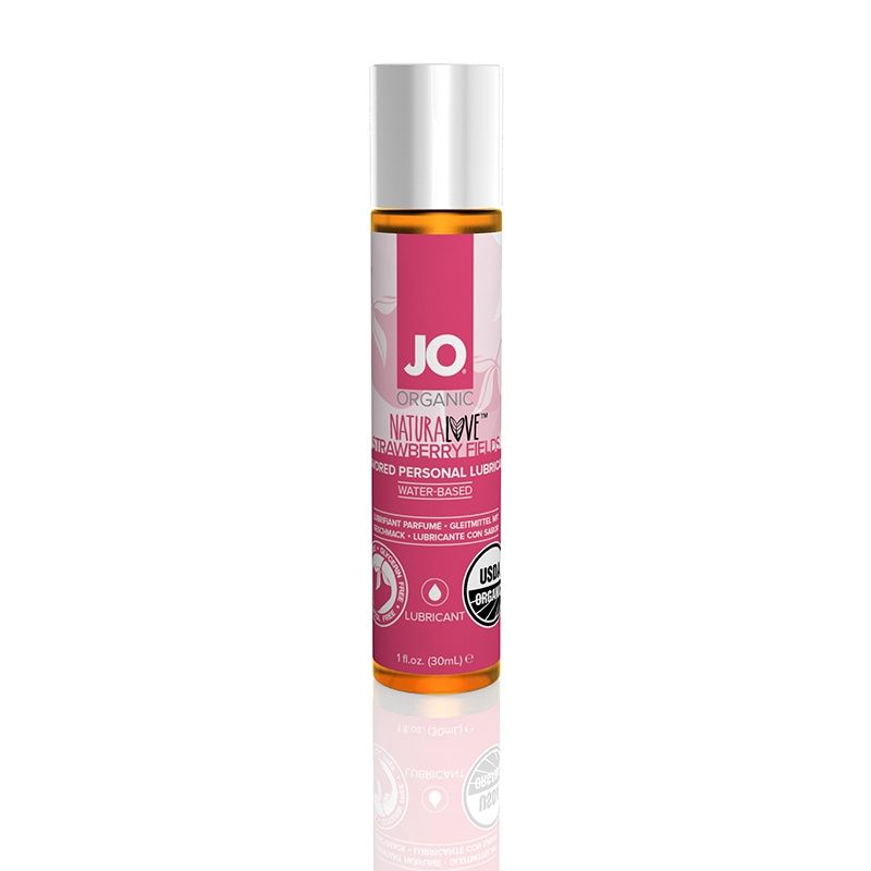 JO Naturalove Organic Lubricant Strawberry, Size: 1oz