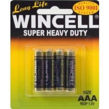 Wincell Super Heavy Duty AAA Carded 4Pk Battery