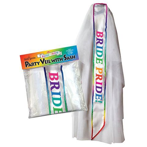 Bride Pride White  Veil