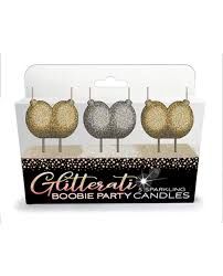 Glitterati - Boobie Candle Set