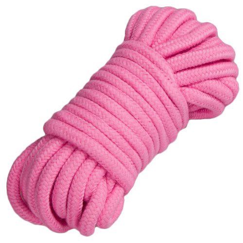 Fetish Bondage Rope 10m, Colour: Pink