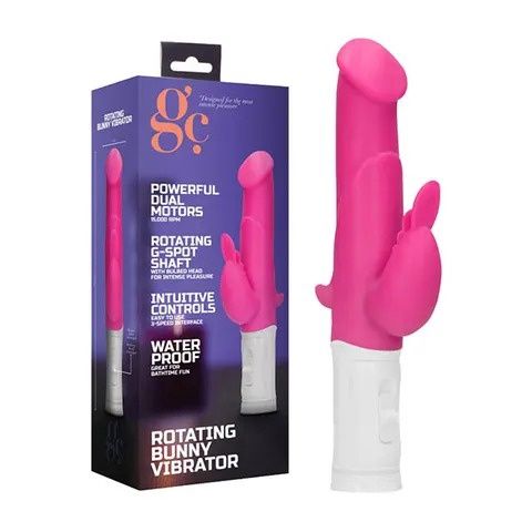 GC. Rotating Bunny Dual Vibrator, Colour: Pink