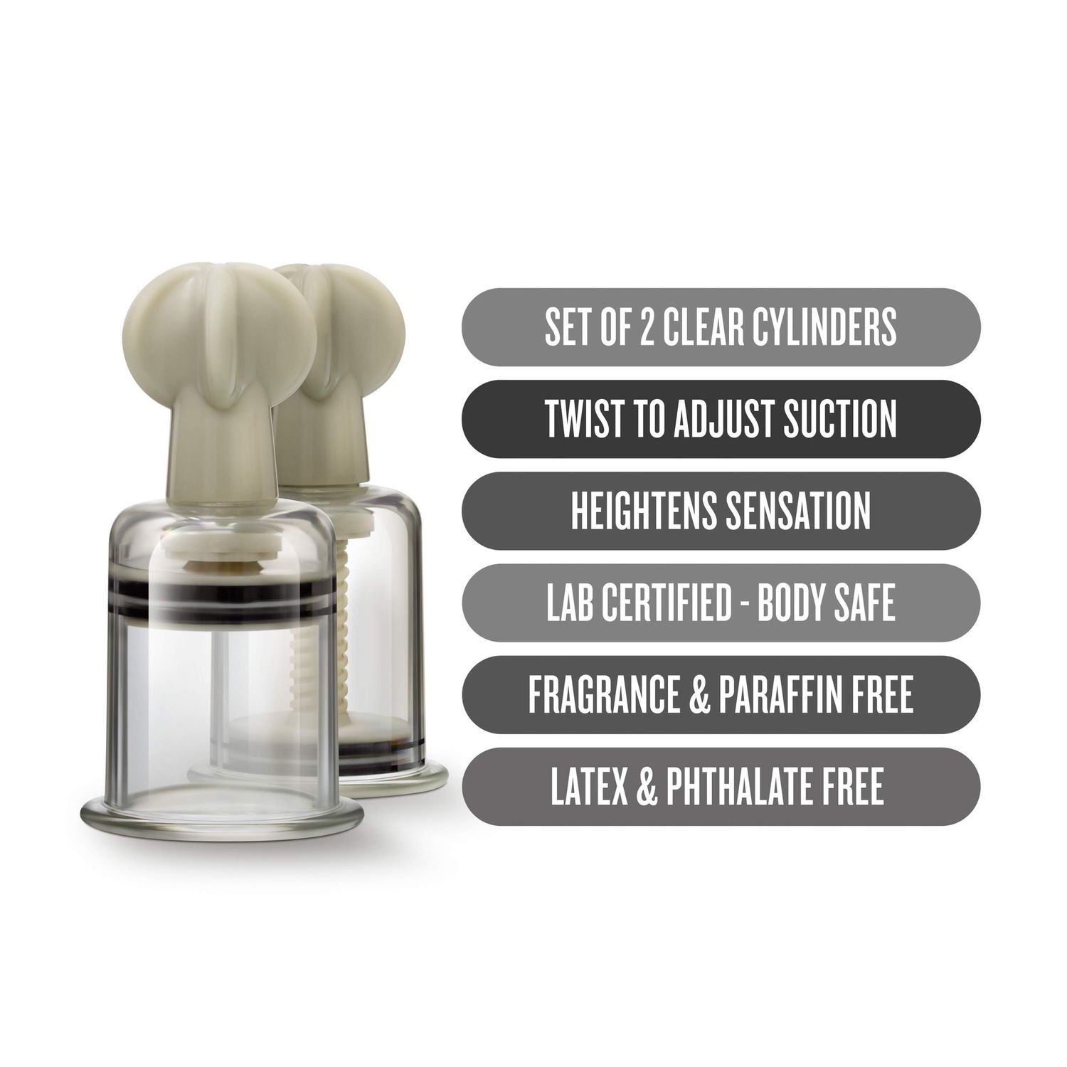 Temptasia Clit &amp; Nipple Large Twist Suckers