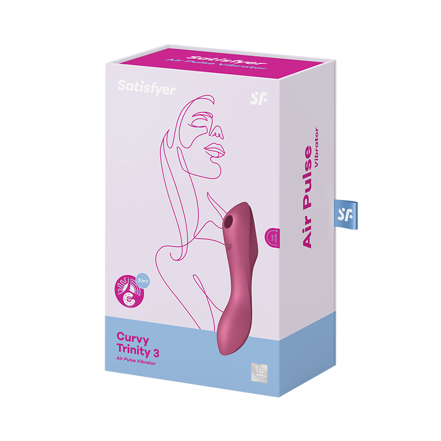 Satisfyer Curvy Trinity 3, Colour: Red