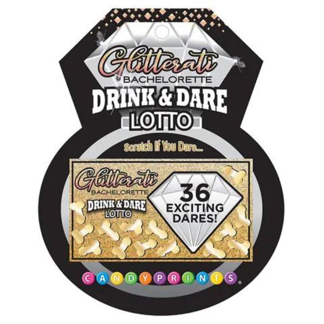 Bachelorette Glitterati - Drink And Dare Lotto