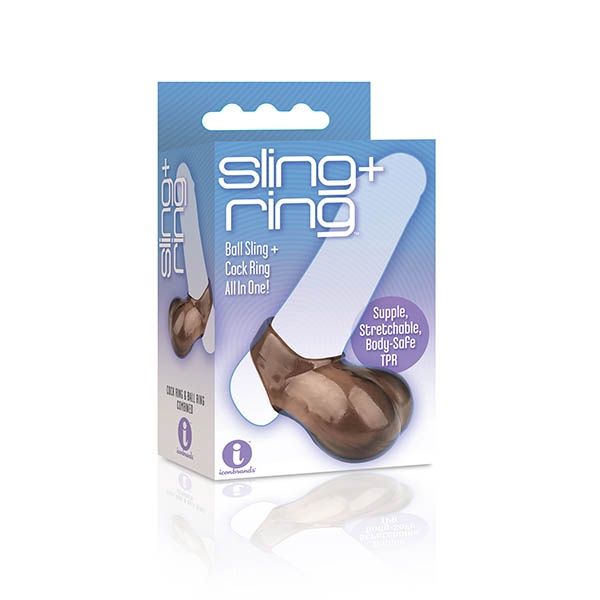 The 9&#39;s Sling and Ring - Cock Ring and Ball Sling