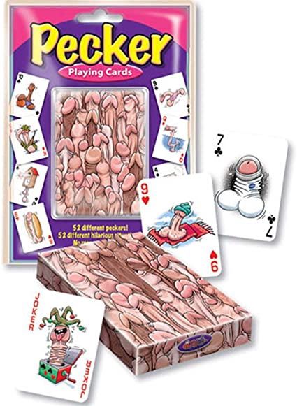 Pecker playing cards
