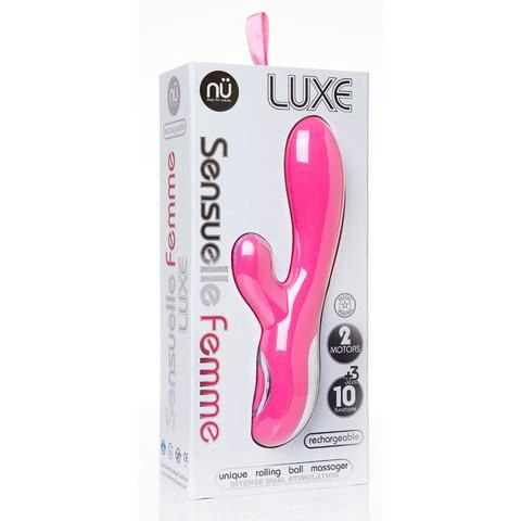 Sensuelle Femme Luxe 10 Function Rabbit Vibrator, Colour: Pink