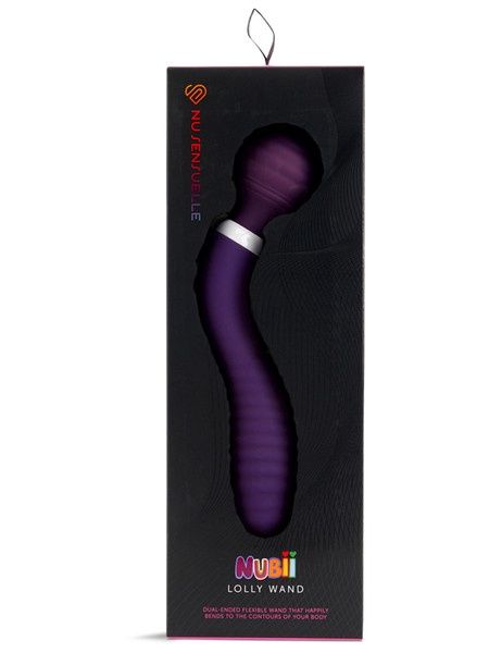 Nubii Lolly 10 Speed Flexible Wand, Colour: Purple