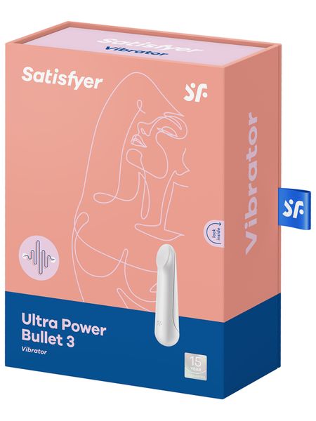 Satisfyer Ultra Power Bullet 3, Colour: White