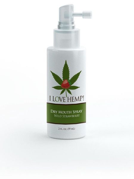 I Love Hemp Dry Mouth Spray - Strawberry