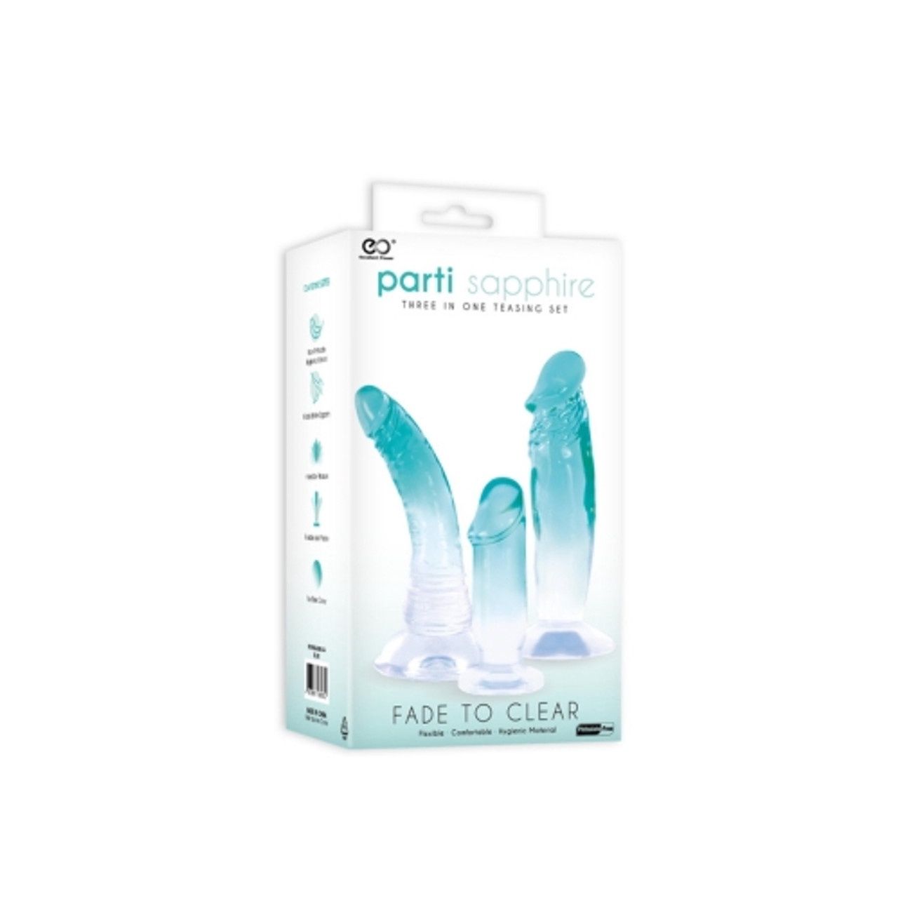 Parti Sapphire 3 in 1 Kit - Transparent 5A, Colour: Blue