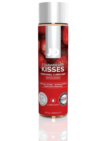Jo H2O Flavoured Lubricant 4oz, Flavour: Strawberry Kiss