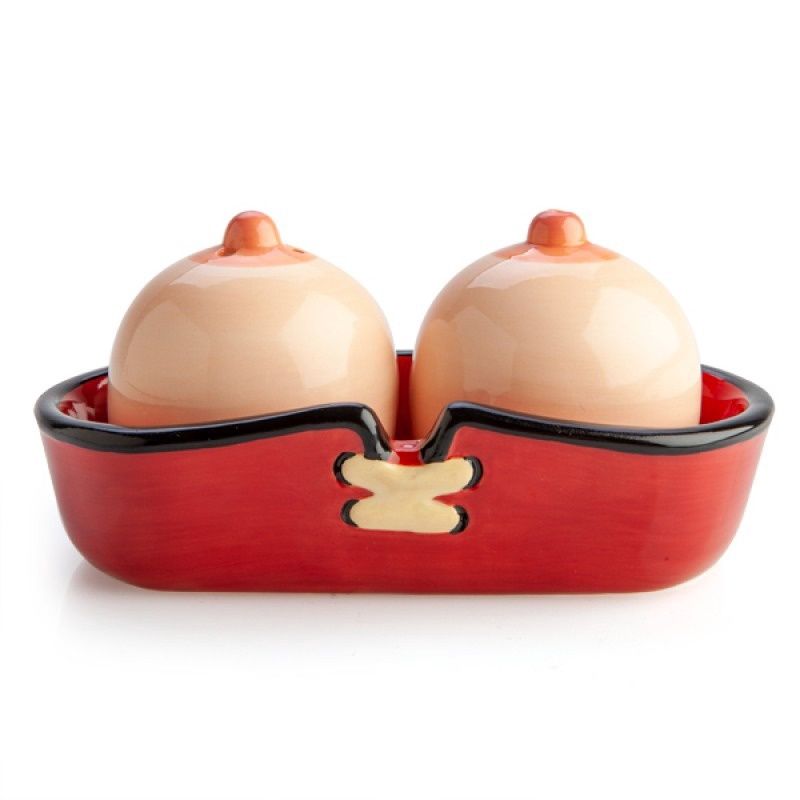 Flavour Mates Boobs Salt &amp; Pepper Shakers