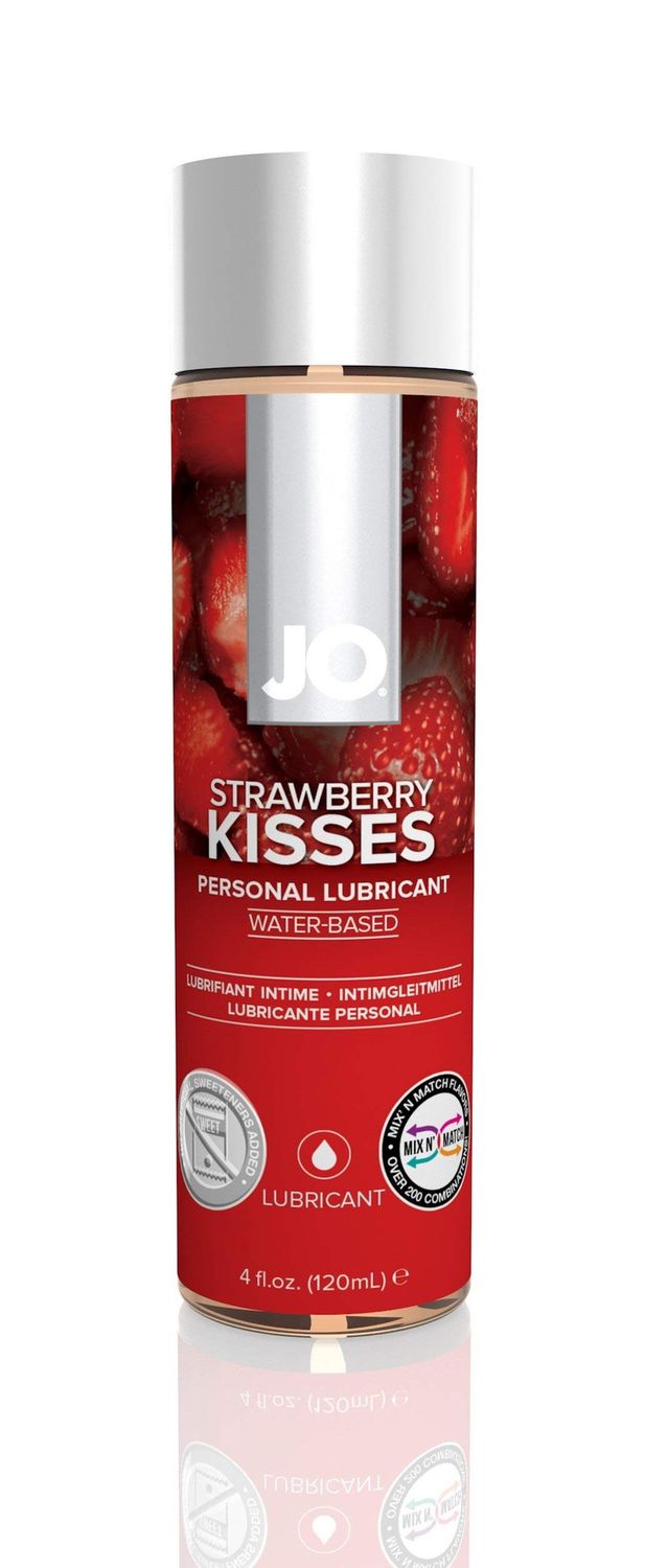 Jo H2O Flavoured Lubricant 1oz, Flavour: Strawberry Kiss, Size: 1oz