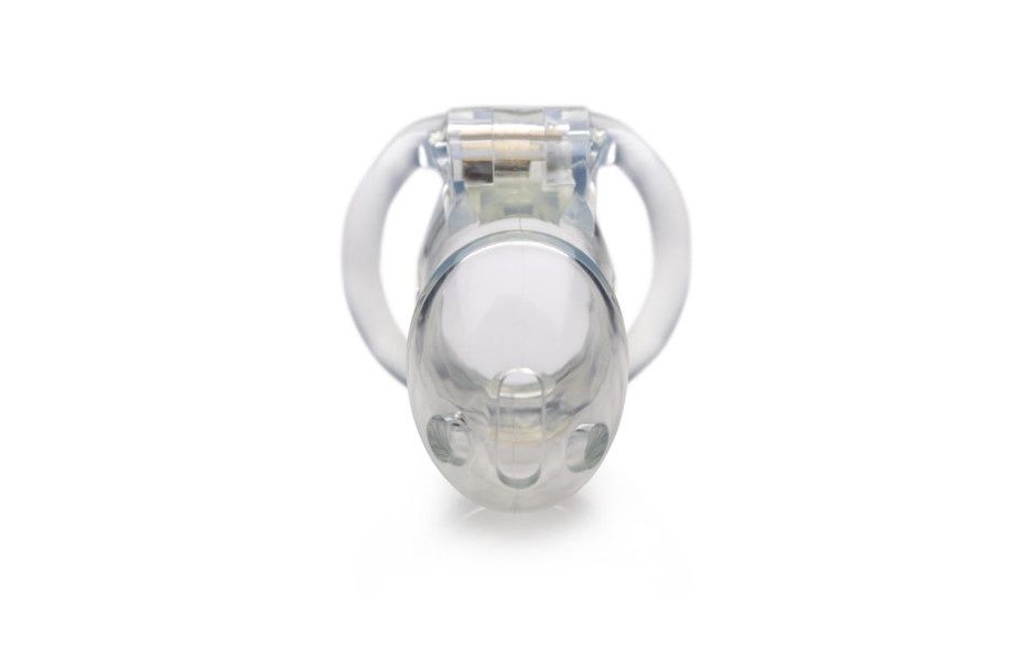Clear Captor Chastity Cage, Size: Small