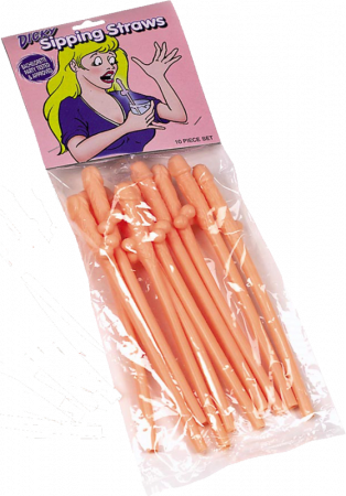 Dicky Sipping Straws (Flesh)