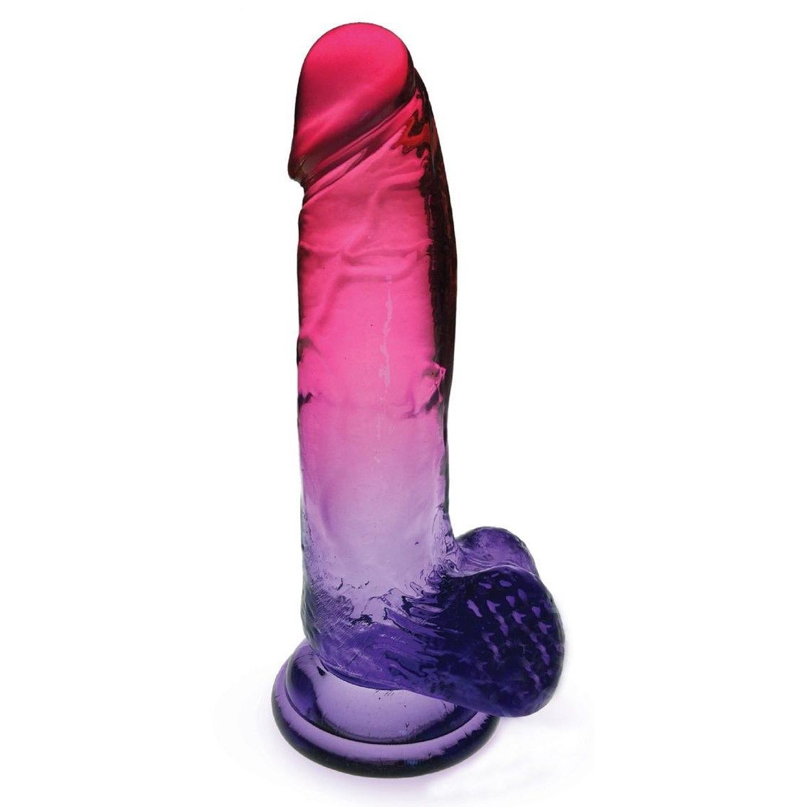 Shades 8&#39;&#39; Jelly TPR Dong, Plum