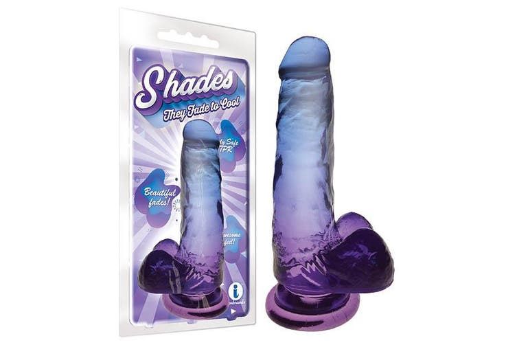 Shades 7&#39;&#39; Jelly TPR Dong, Violet