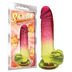 Shades 8&#39;&#39; Jelly TPR Dong, Pink
