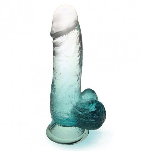 Shades 6'' Jelly TPR Dong, Emerald