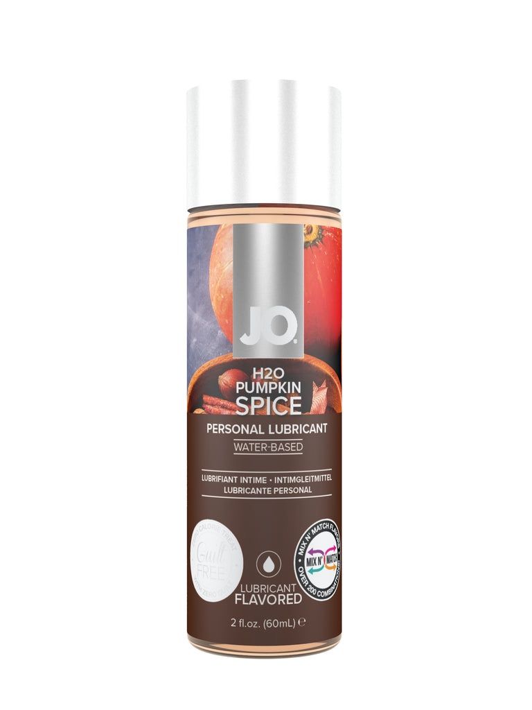 JO H2O Flavoured Lubricant 2oz, Flavour: Spiced Pumpkin