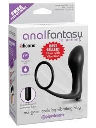 Anal Fantasy Collection Ass-Gasm Cockring Plug Vibrating