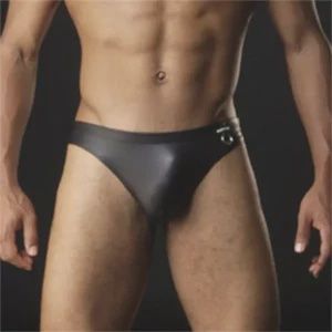 Men’s Leather Look G-String