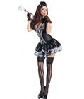 Wet Look French Maid - Size 8