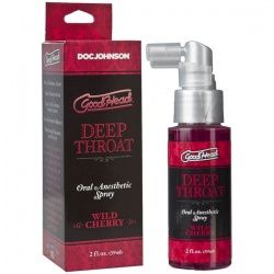 Good Head Deep Throat Spray, Flavour: Cherry