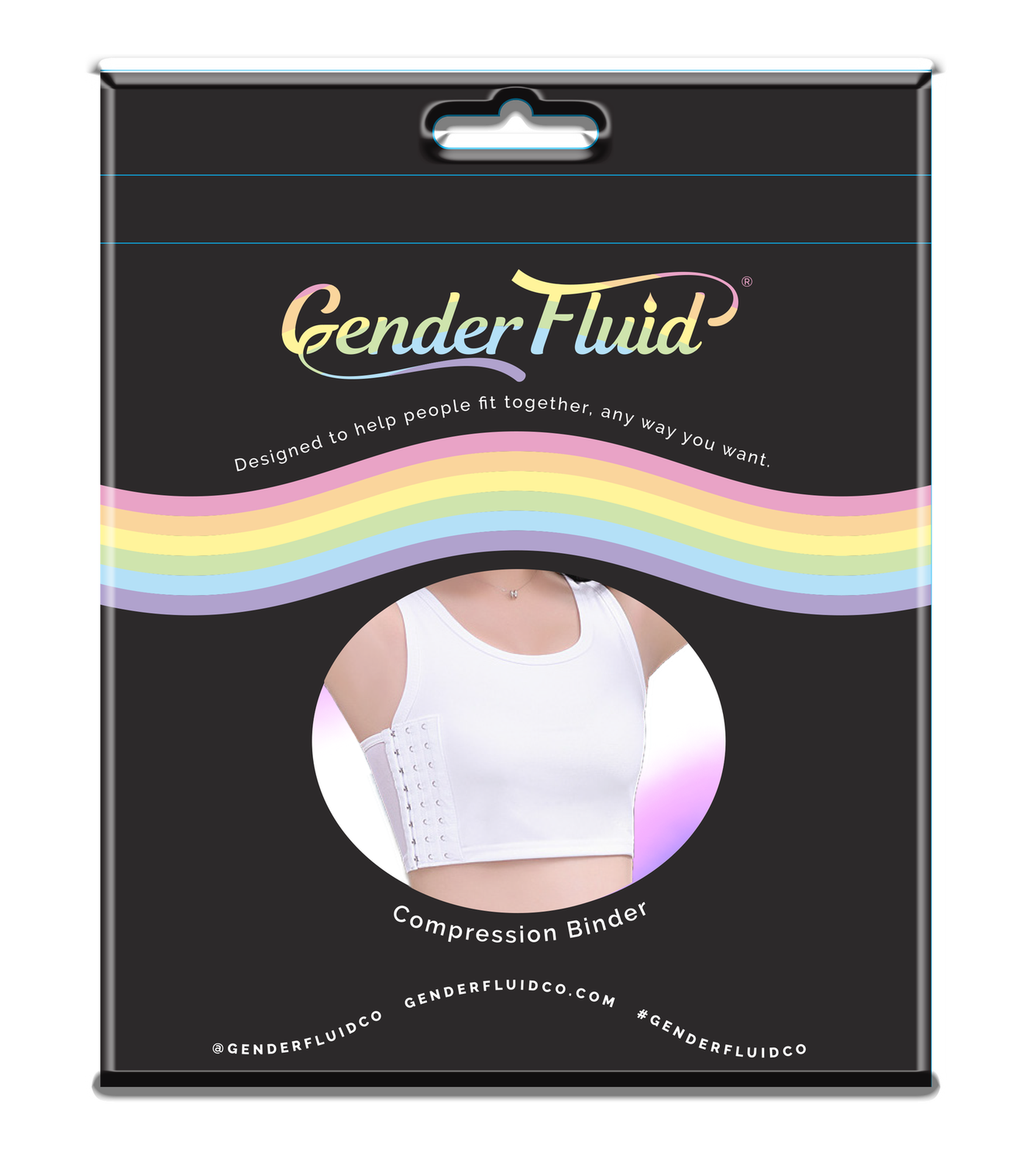 Gender Fluid - Chest Compression Binder, Size: Large