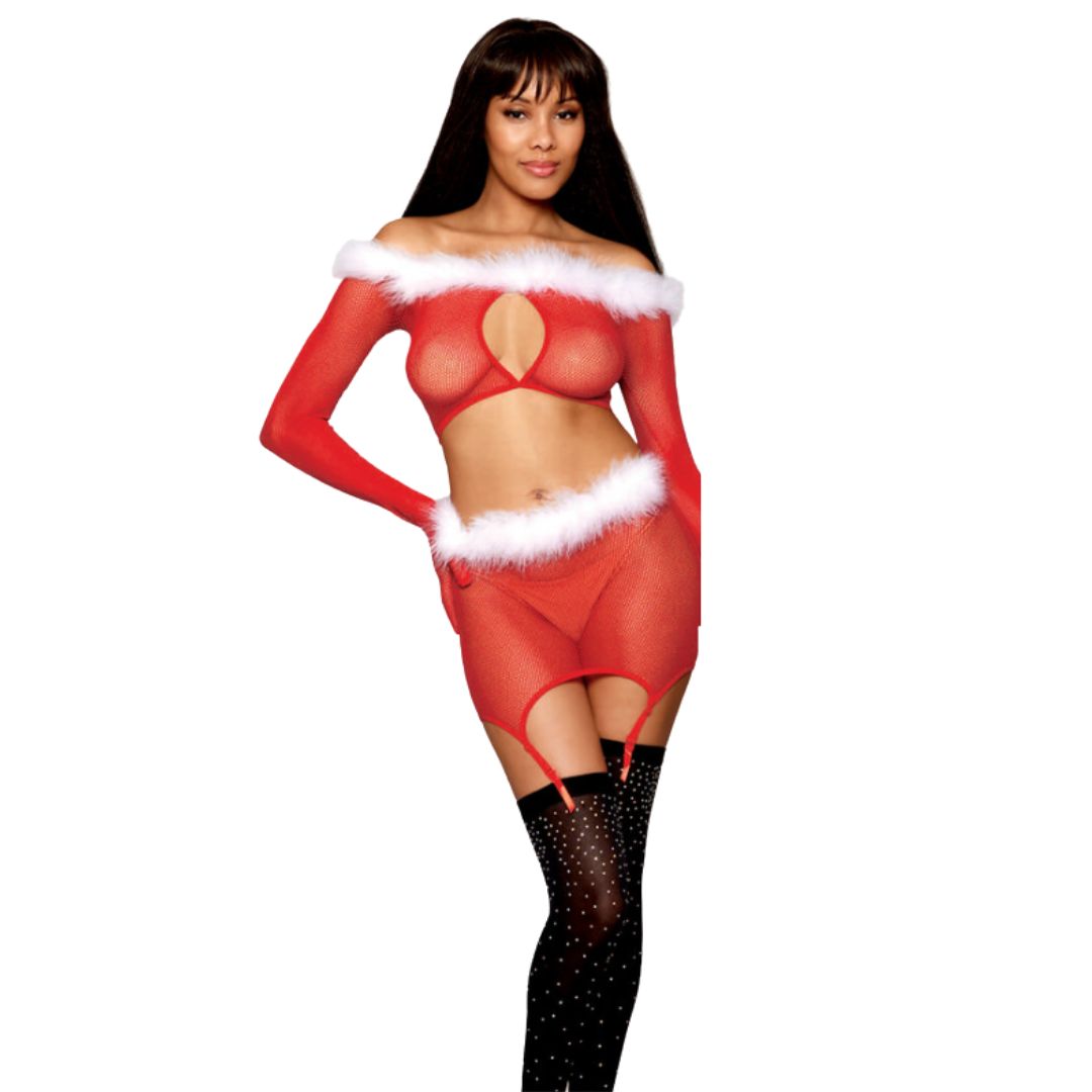 Santa Baby 2 Piece Garter Set, Size: OSFM
