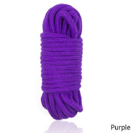 Cotton Rope 10m, Colour: Purple