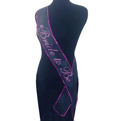 Bride To-Be Sash - Black