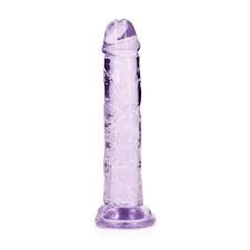 REALROCK 15.5cm Straight Dildo, Colour: Purple