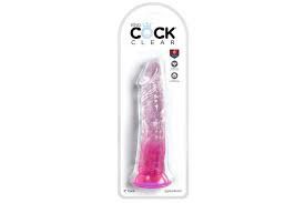 King Cock Clear 8'' Cock - Pink