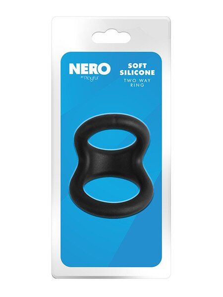 Nero - Soft Silicone Two Way Ring
