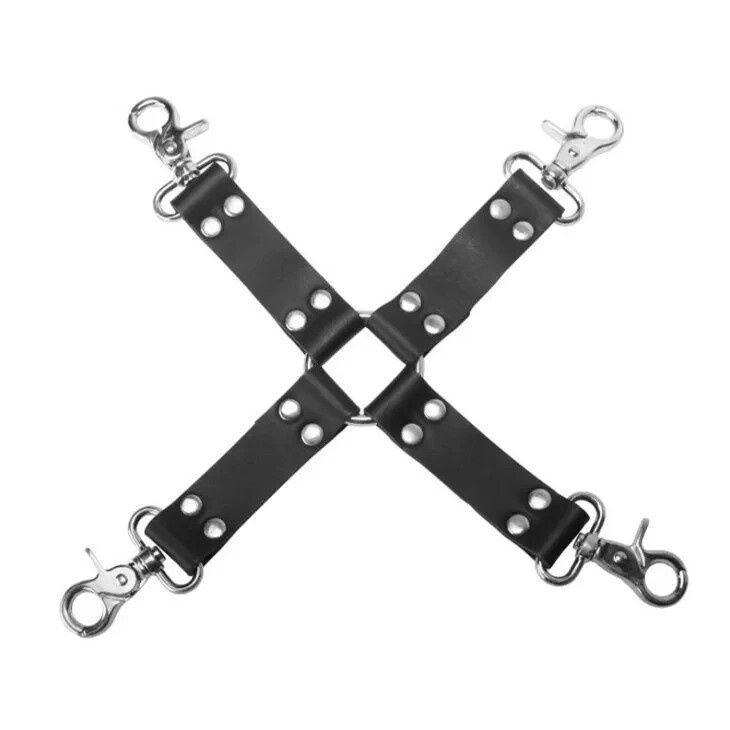 Leather Hogtie Restraint, Colour: Black