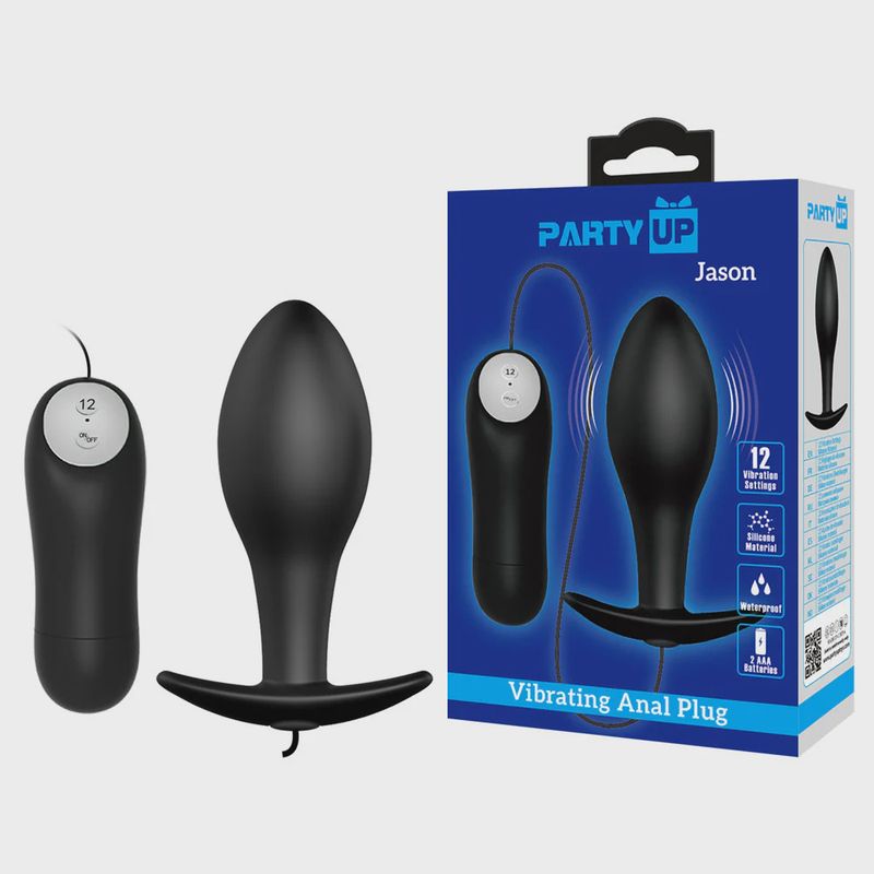 Party Up JASON Vibrating Anal Plug
