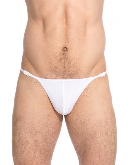 Men&#39;s Lyrca G-String (One Size), Colour: White