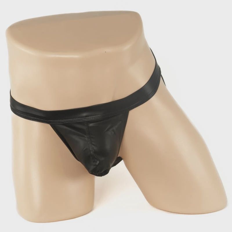 Men’s Wetlook Jock Strap, Size: SML