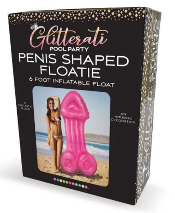 Glitterati Penis Pool Float