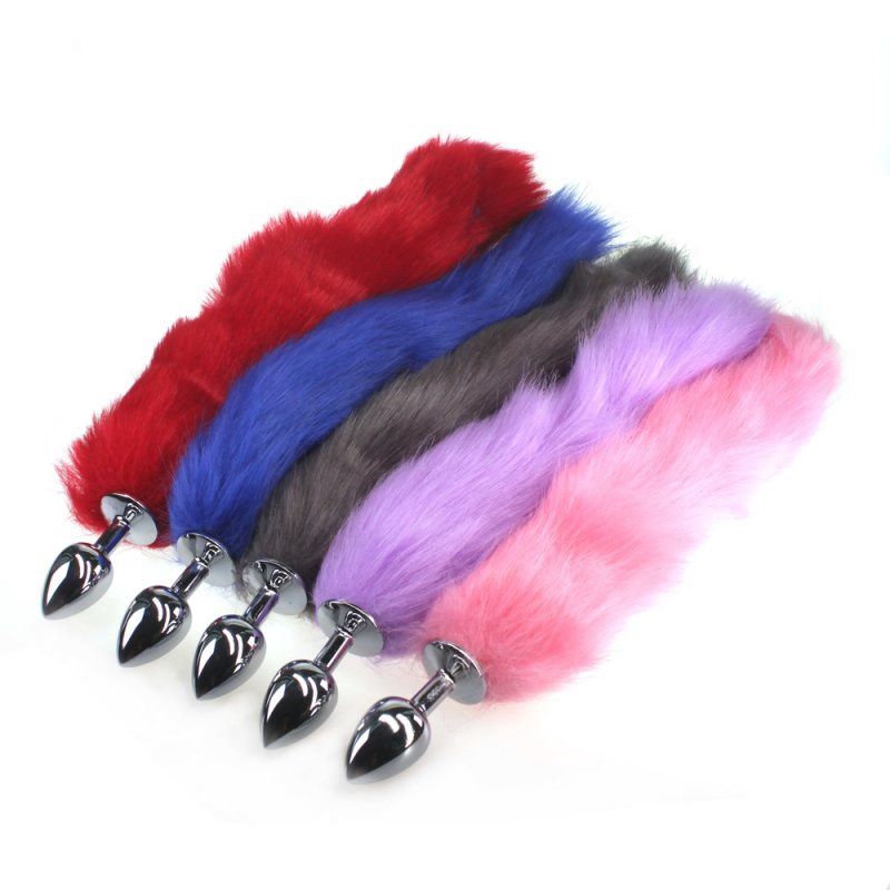 Fox Tail Stainless Steel Plug