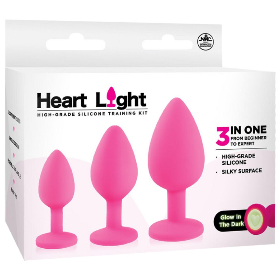 High Grade Silicone Training Kit 3 In1, Colour: Pink