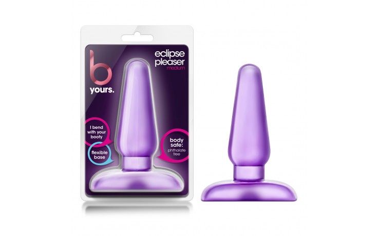 B Yours Eclipse Anal Pleaser, Colour: Purple, Size: Small