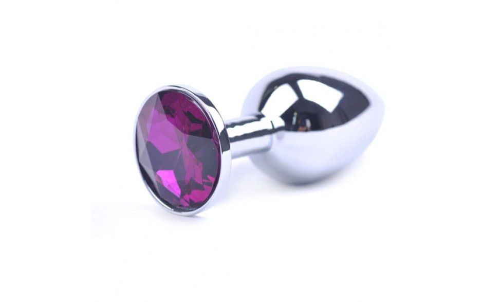 Metal Butt Plug, Colour: Purple