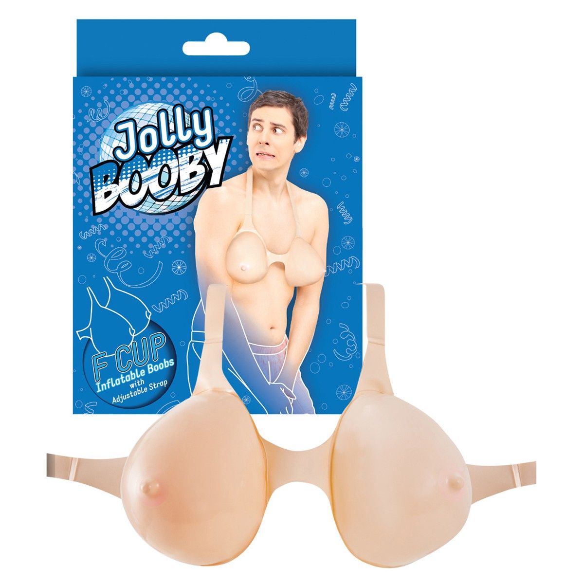 Jolly Booby - Inflatable Boobs With Strap